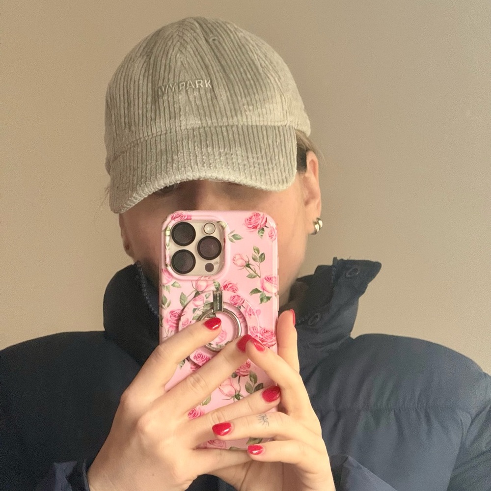 Ivy Park Gray Corduroy Cap